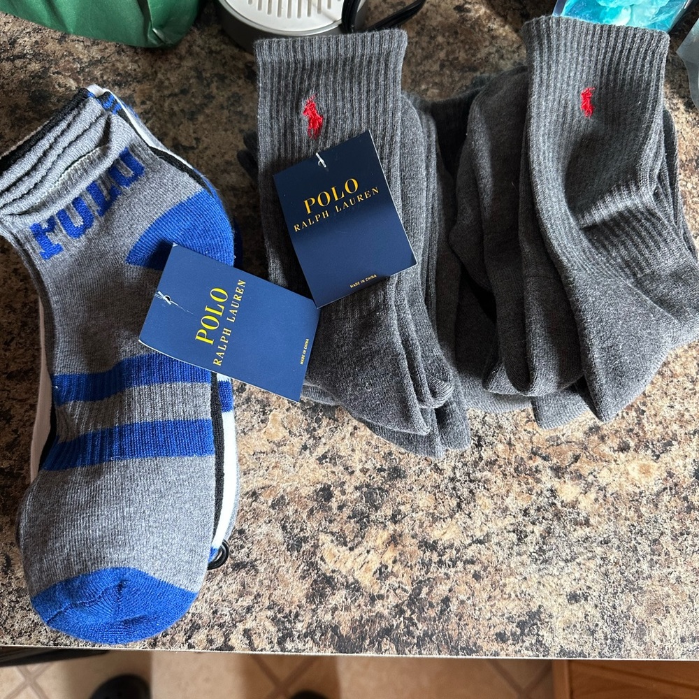 New men’s polo socks